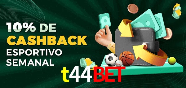 10% de bônus de cashback na t44bet